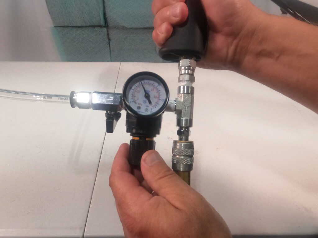 regulator knob for adjusting texture