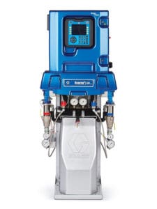 high pressure spray rig for coatings